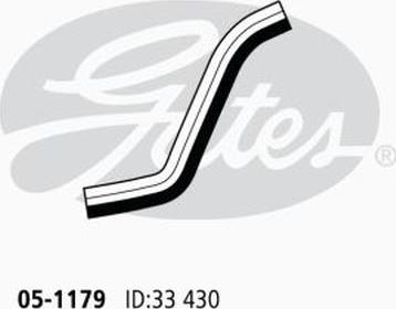 GATES 05-1179 - Шланг радиатора abcparts.ee