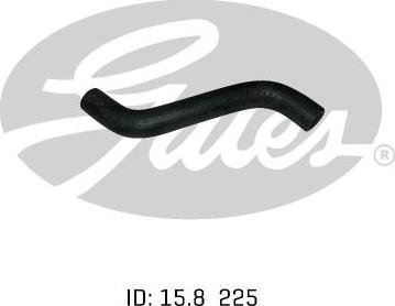 GATES 02-0440 - Шланг радиатора abcparts.ee