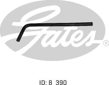 GATES 02-0407 - Шланг радиатора abcparts.ee