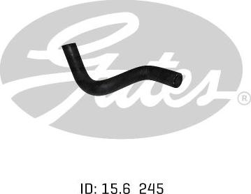 GATES 02-0422 - Шланг радиатора abcparts.ee