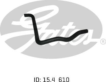 GATES 02-0576 - Шланг радиатора abcparts.ee