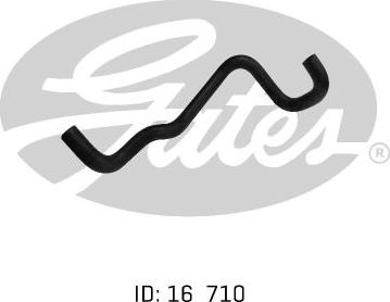 GATES 02-0098 - Шланг радиатора abcparts.ee