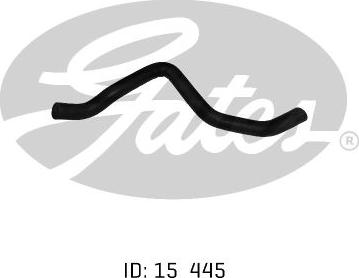 GATES 02-0019 - Шланг радиатора abcparts.ee