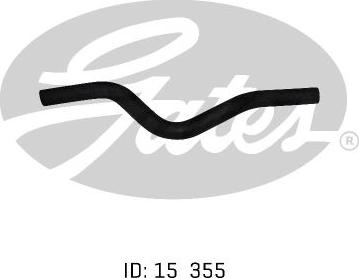 GATES 02-0018 - Шланг радиатора abcparts.ee