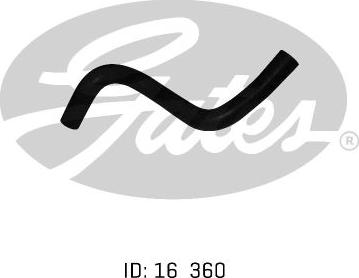 GATES 02-0139 - Шланг радиатора abcparts.ee