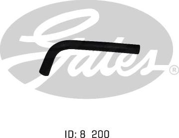 GATES 02-1090 - Шланг радиатора abcparts.ee