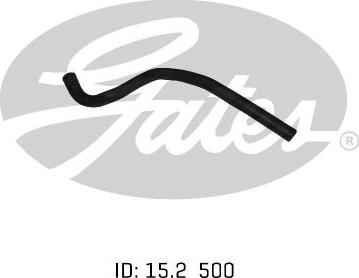 GATES 02-1084 - Шланг радиатора abcparts.ee