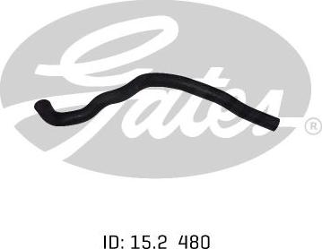 GATES 02-1083 - Шланг радиатора abcparts.ee