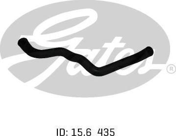 GATES 02-1082 - Шланг радиатора abcparts.ee