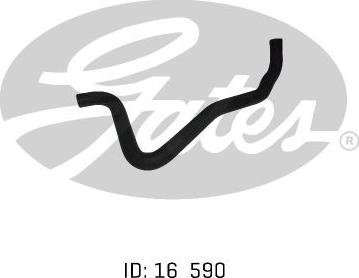 GATES 02-1079 - Шланг радиатора abcparts.ee