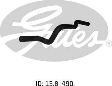 GATES 02-1146 - Шланг радиатора abcparts.ee