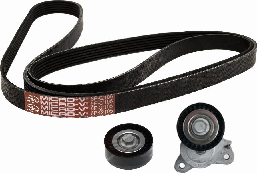 GATES AK016PK2105 - Поликлиновый ременный комплект abcparts.ee