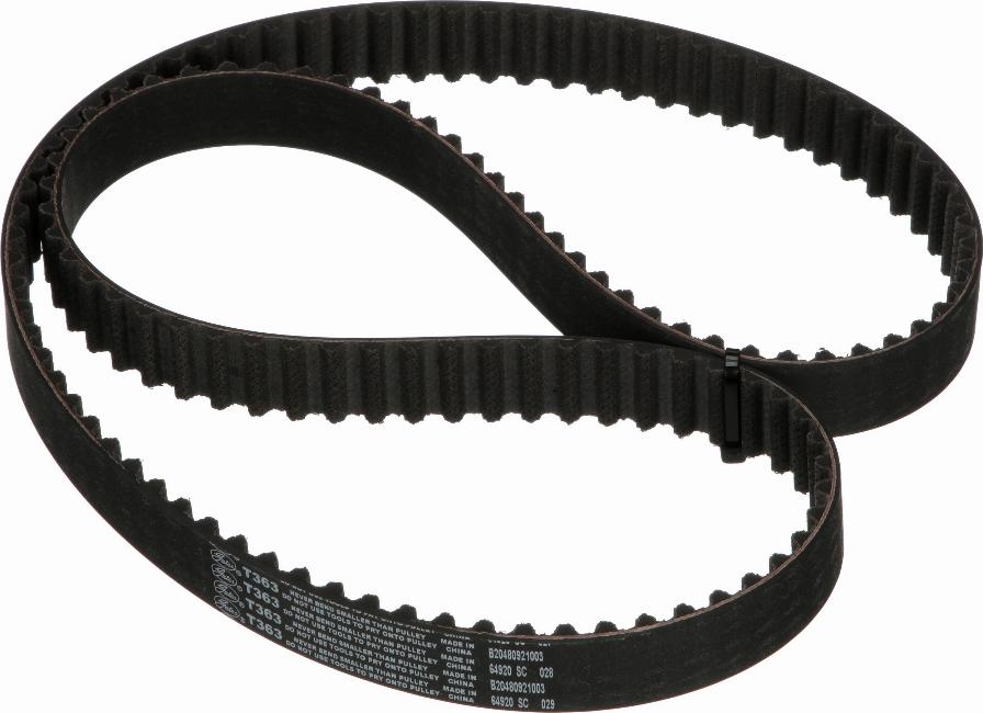 GATES T363 - Зубчатый ремень ГРМ abcparts.ee