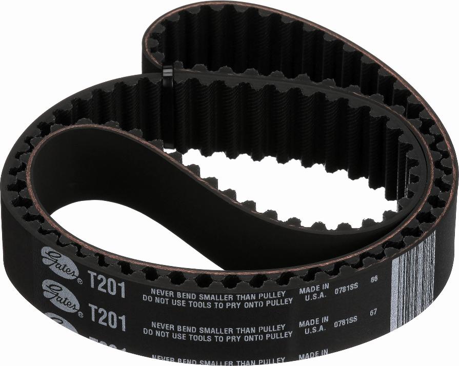 GATES T201 - Зубчатый ремень ГРМ abcparts.ee