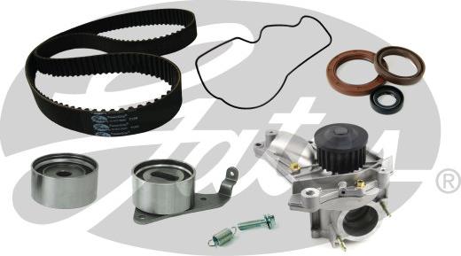 GATES TCKWP199A - Водяной насос + комплект зубчатого ремня ГРМ abcparts.ee