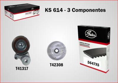 GATES KS614 - Комплект зубчатого ремня ГРМ abcparts.ee