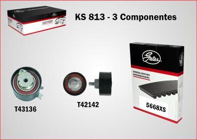 GATES KS813 - Комплект зубчатого ремня ГРМ abcparts.ee