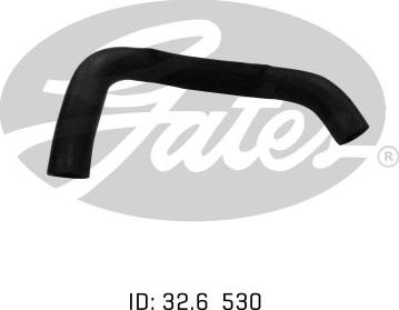 GATES 05-0697 - Шланг радиатора abcparts.ee