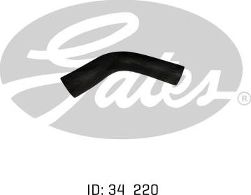 GATES 05-0771 - Шланг радиатора abcparts.ee