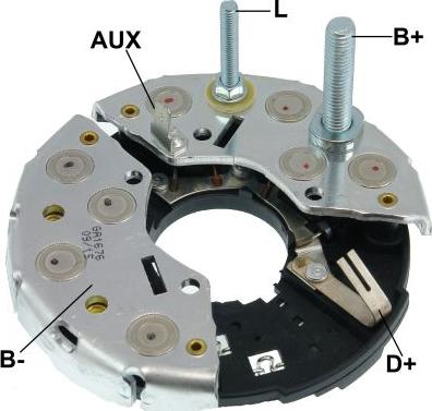 GAUSS GA1676 - Выпрямитель, диодный мост, генератор abcparts.ee