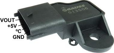 GAUSS GI3506 - Датчик, давление во впускной трубе abcparts.ee