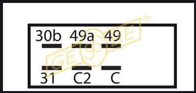 Gebe 9 5107 1 - Датчик потока, массы воздуха abcparts.ee