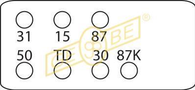 Gebe 9 8190 1 - Датчик, температура выхлопных газов abcparts.ee