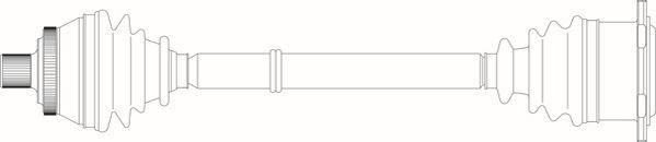 General Ricambi AU3095 - Приводной вал abcparts.ee