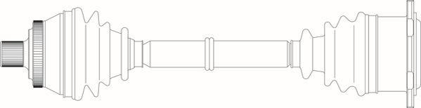 General Ricambi AU3337 - Приводной вал abcparts.ee