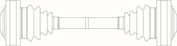 General Ricambi BW3016 - Приводной вал abcparts.ee