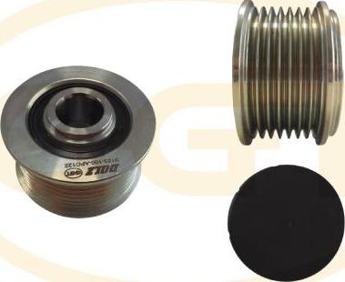 GGT ARL122 - Шкив генератора, муфта abcparts.ee