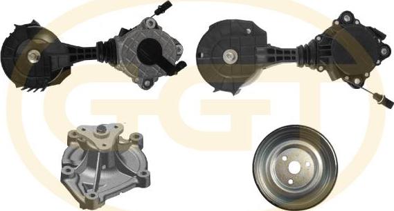 GGT KPA20174T - Водяной насос + комплект ручейковых ремней abcparts.ee