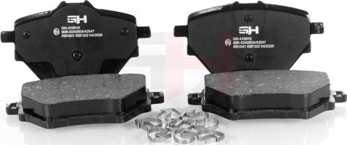 GH GH-410618 - Тормозные колодки, дисковые, комплект abcparts.ee