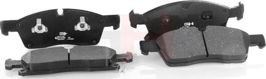 GH GH-411607 - Тормозные колодки, дисковые, комплект abcparts.ee
