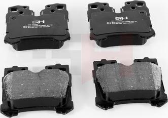 GH GH-412101 - Тормозные колодки, дисковые, комплект abcparts.ee