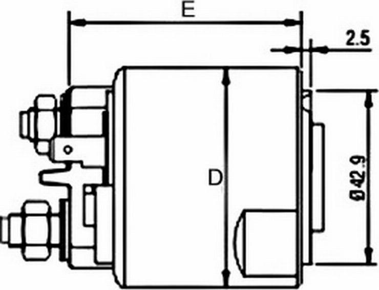 GHIBAUDI E7484 - Тяговое реле, соленоид, стартер abcparts.ee