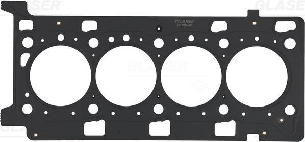 Glaser H84841-00 - Прокладка, головка цилиндра abcparts.ee