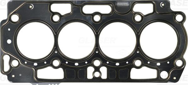 Glaser H85041-10 - Прокладка, головка цилиндра abcparts.ee