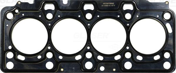 Glaser H85012-10 - Прокладка, головка цилиндра abcparts.ee