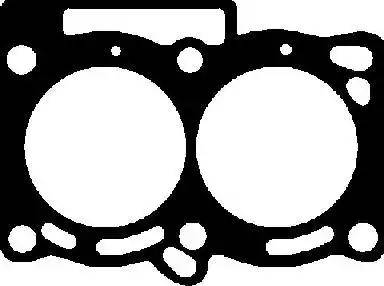 Glaser H80963-00 - Прокладка, головка цилиндра abcparts.ee