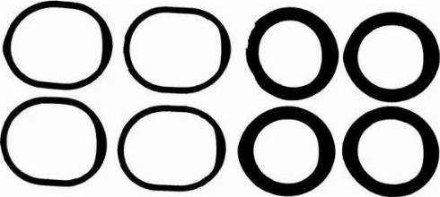 Glaser M38101-00 - Комплект прокладок, впускной коллектор abcparts.ee