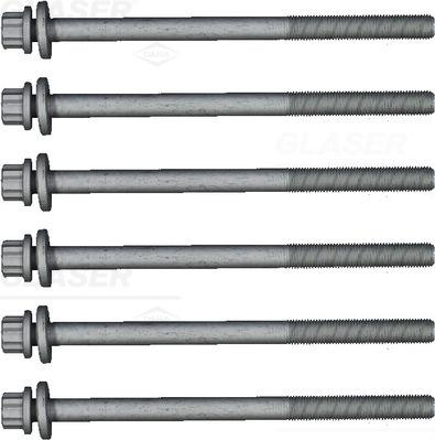 Glaser T84886-00 - Комплект болтов головки цилиндра abcparts.ee