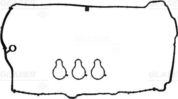 Glaser V90341-00 - Комплект прокладок, крышка головки цилиндра abcparts.ee