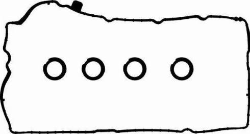 Glaser V59762-00 - Комплект прокладок, крышка головки цилиндра abcparts.ee