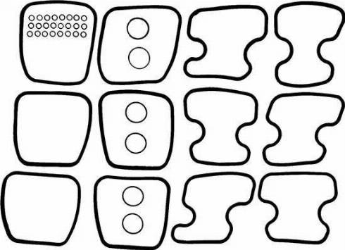 Glaser V31405-00 - Комплект прокладок, крышка головки цилиндра abcparts.ee