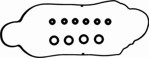 Glaser V38008-00 - Комплект прокладок, крышка головки цилиндра abcparts.ee