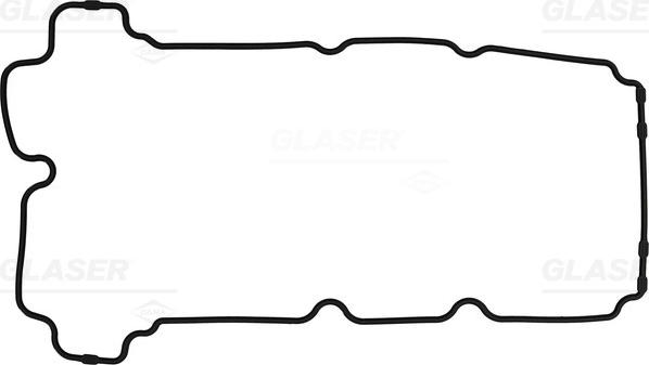Glaser X90616-01 - Прокладка, крышка головки цилиндра abcparts.ee