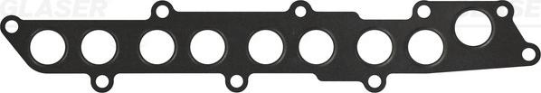 Glaser X90826-01 - Прокладка, впускной коллектор abcparts.ee