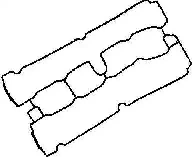 Glaser X53950-01 - Прокладка, крышка головки цилиндра abcparts.ee