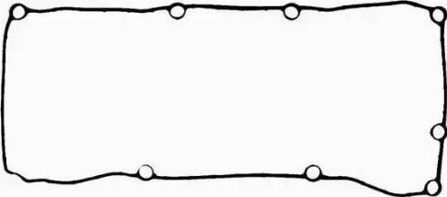 Glaser X53974-01 - Прокладка, крышка головки цилиндра abcparts.ee